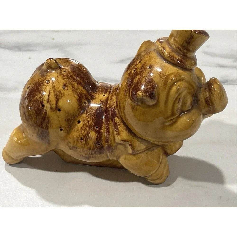 MCM 1950's Vintage PIG Toothpick Dispenser Hors d'oeuvre BBQ Memphis Catering